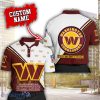Washington Commanders Custom Name Polo Shirt 3D All Over printed Gift For Sport Fans
