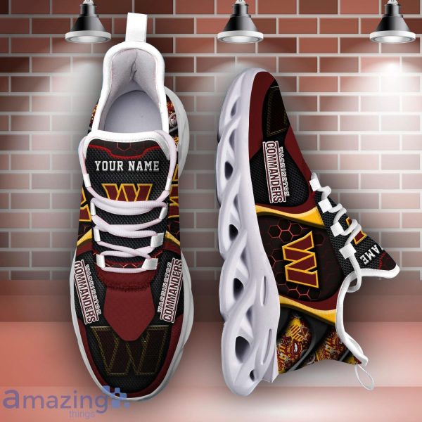 Washington Commanders Sport Gift Sneakers Personalized Name Max Soul Shoes Product Photo 2