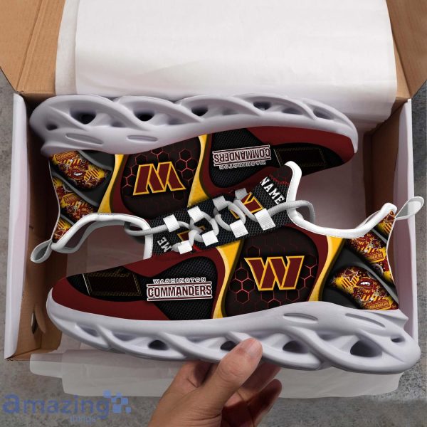 Washington Commanders Sport Gift Sneakers Personalized Name Max Soul Shoes Product Photo 3