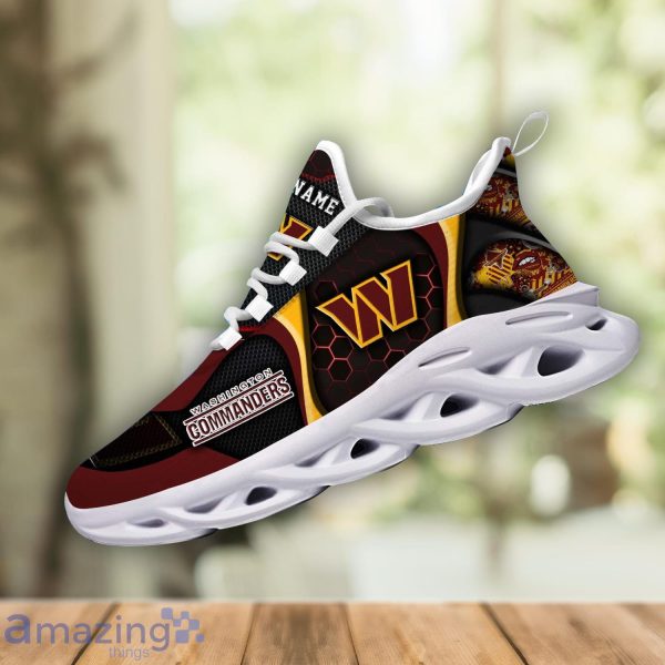 Washington Commanders Sport Gift Sneakers Personalized Name Max Soul Shoes Product Photo 1