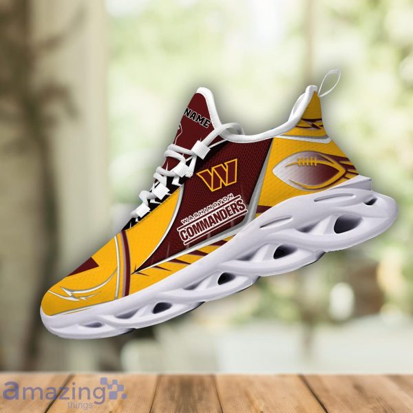 Washington Commanders Sport Max Soul Sneakers Personalized Name For Fans Product Photo 1