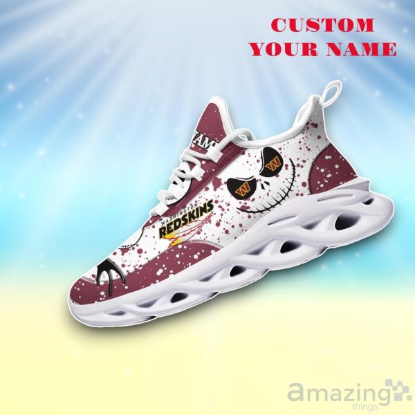 Washington Commanders White C Max Soul Shoes Custom Name Exclusive Sneakers For Real Fans Product Photo 3