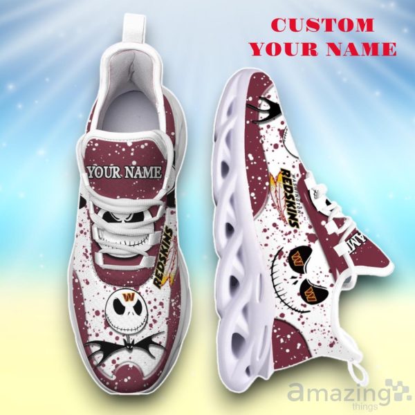 Washington Commanders White C Max Soul Shoes Custom Name Exclusive Sneakers For Real Fans Product Photo 1