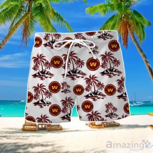Washington Football Team Hawaiian Shirt And Short For Fans Product Photo 2