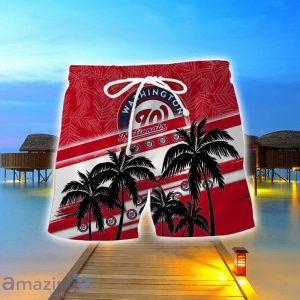 Washington Nationals Team Hawaii Shirt 3D Aloha Hawaiian Shirt And Shorts Product Photo 2
