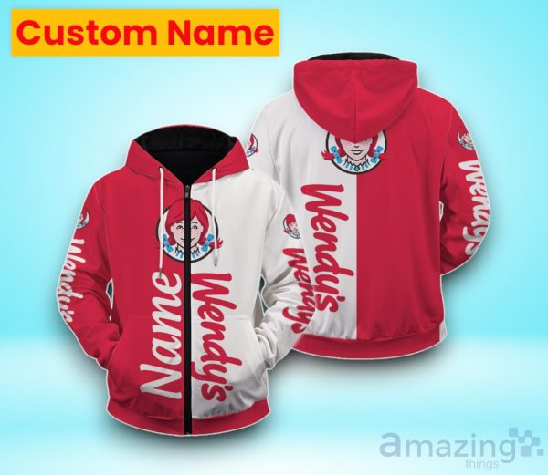 Wendy's 3D All Over Print Shirt Custom Name Gift For Men Women Product Photo 2