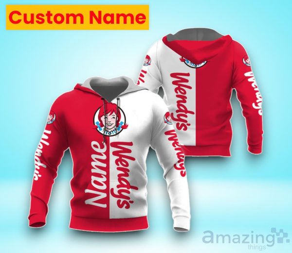 Wendy's 3D All Over Print Shirt Custom Name Gift For Men Women Product Photo 3