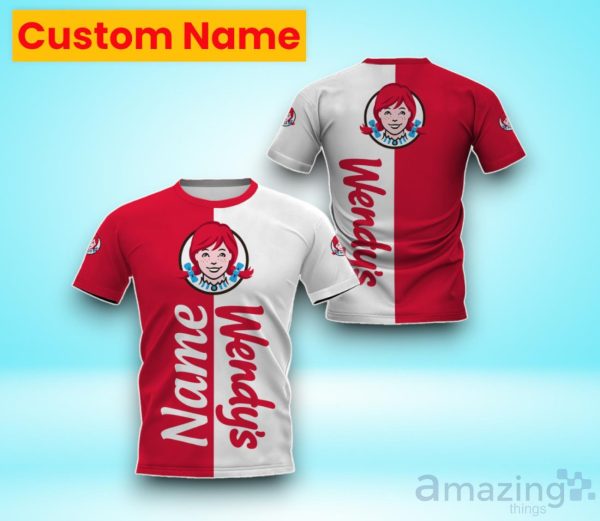 Wendy's 3D All Over Print Shirt Custom Name Gift For Men Women Product Photo 4