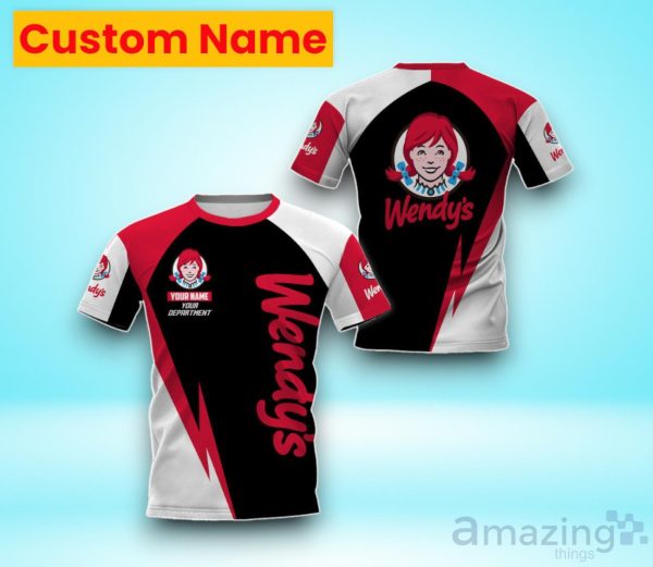 Wendy's 3D All Over Print Shirt Custom Name Great Gift For Men Women Product Photo 4