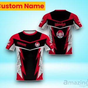 Wendy's 3D All Over Print Shirt Custom Name Great Style For Men Women Product Photo 3
