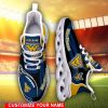 West Virginia Mountaineers Team Shoes Sneakers Personalized Name Max Soul Shoes Men Women Shoes