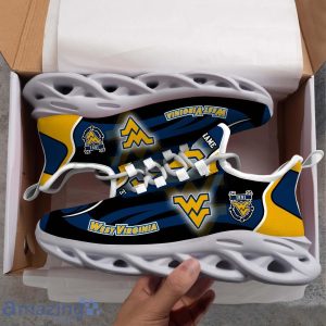 West Virginia Mountaineers Team Shoes Sneakers Personalized Name Max Soul Shoes Men Women Shoes Product Photo 3
