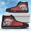 White Smoke Vintage Carolina Hurricanes High Top Shoes For Men And Women