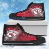 White Smoke Vintage Kansas City Chiefs High Top Shoes For Men And Women