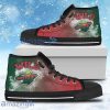 White Smoke Vintage Minnesota Wild High Top Shoes For Men And Women