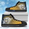 White Smoke Vintage Nashville Predators High Top Shoes For Men And Women