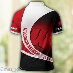 Wisconsin Badgers Sport Team Polo Shirt Custom Name Sport Polo Golf Lover Gift Product Photo 2