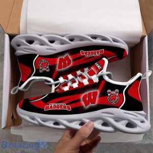 Wisconsin Badgers Team Shoes Sneakers Personalized Name Max Soul Shoes Men Women Shoes Product Photo 3