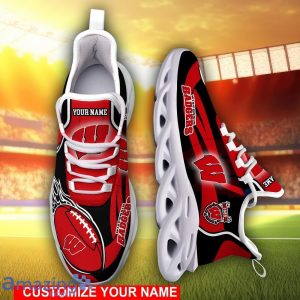 Wisconsin Badgers Team Shoes Sneakers Personalized Name Max Soul Shoes Men Women Shoes Product Photo 1