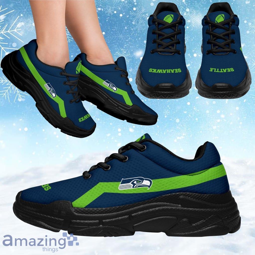 With Line Seattle Seahawks Edition Hot Chunky Sneakers Gift For Men And Women image With Line Seattle Seahawks Edition Hot Chunky Sneakers Gift For Men And Women Product Photo 1