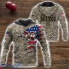 Mississippi State Bulldogs Custom Name Camo Pattern T-Shirt Hoodie Sweatshirt Zipper Hoodie Father’s Day Gift