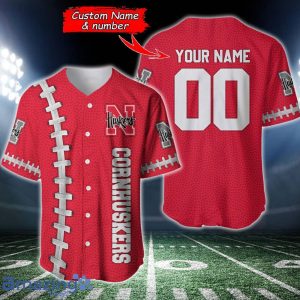 Nebraska Cornhuskers BaseBall jersey Shirt Custom Name & Custom Number For Fans Product Photo 1
