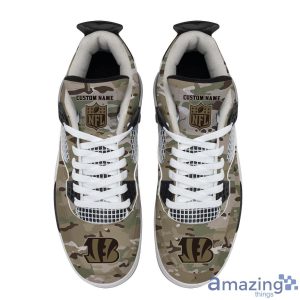 Personalized Name Cincinnati Bengals Camo Personalized Air Jordan 4 Shoes Trending Men Women Sneakers Special Team Gift image Personalized Name Cincinnati Bengals Camo Personalized Air Jordan 4 Shoes Trending Men Women Sneakers Special Team Gift Product Photo 4