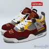 Personalized Name Washington Commanders Personalized Air Jordan 4 Shoes Trending Men Women Sneakers Sport Fans Gift