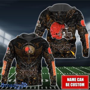 Cleveland Browns NFL 3D Shirt Hoodie Custom Name For Fans Product Photo 4
