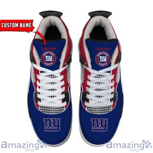 Personalized Name New York Giants Personalized Air Jordan 4 Shoes Trending Men Women Sneakers Sport Fans Gift Product Photo 4