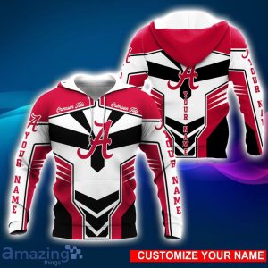 Alabama Crimson Tide 3D Hoodie All Over Printed Personalized Name Special Design For Fans Product Photo 2
