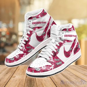 Alabama Crimson Tide Football Air Jordan Hightop Shoes For Men Women image Alabama Crimson Tide Football Air Jordan Hightop Shoes For Men Women Product Photo 3
