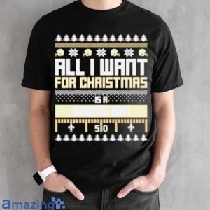 All I Want For Christmas Is A New Orleans Saints Win Ugly Christmas Shirt Product Photo 2