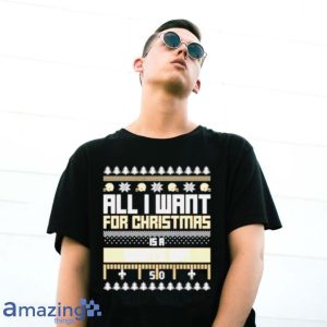 All I Want For Christmas Is A New Orleans Saints Win Ugly Christmas Shirt Product Photo 3