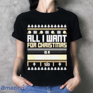 All I Want For Christmas Is A New Orleans Saints Win Ugly Christmas Shirt Product Photo 4