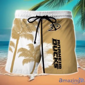 Anaheim Ducks Hawaiian Shirt And Shorts Set Custom Name Summer Vacation Shirt NHL Fans Product Photo 2
