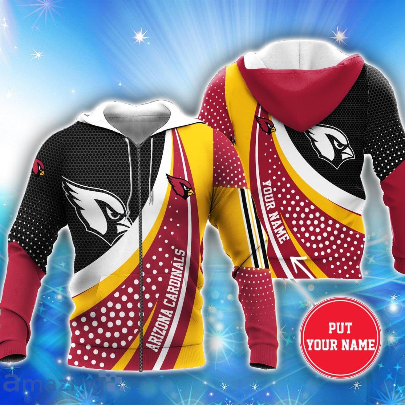 Arizona Cardinals 3D Hoodie All Over Printed Personalized Name Unisex Men Women Hoodie Sport Fans image Arizona Cardinals 3D Hoodie All Over Printed Personalized Name Unisex Men Women Hoodie Sport Fans Product Photo 1