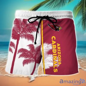 Arizona Cardinals Hawaiian Shirt And Shorts Set Custom Name Summer Vacation Shirt NFL Fans Product Photo 2