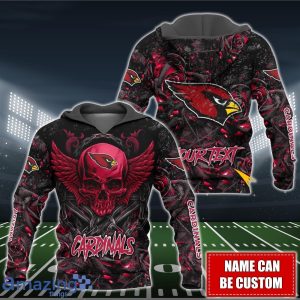 Arizona Cardinals NFL 3D Shirt Hoodie Custom Name For Fans Product Photo 2