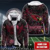 Arizona Cardinals NFL 3D Shirt Hoodie Custom Name For Fans