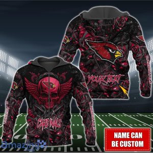 Arizona Cardinals NFL 3D Shirt Hoodie Custom Name For Fans Product Photo 4