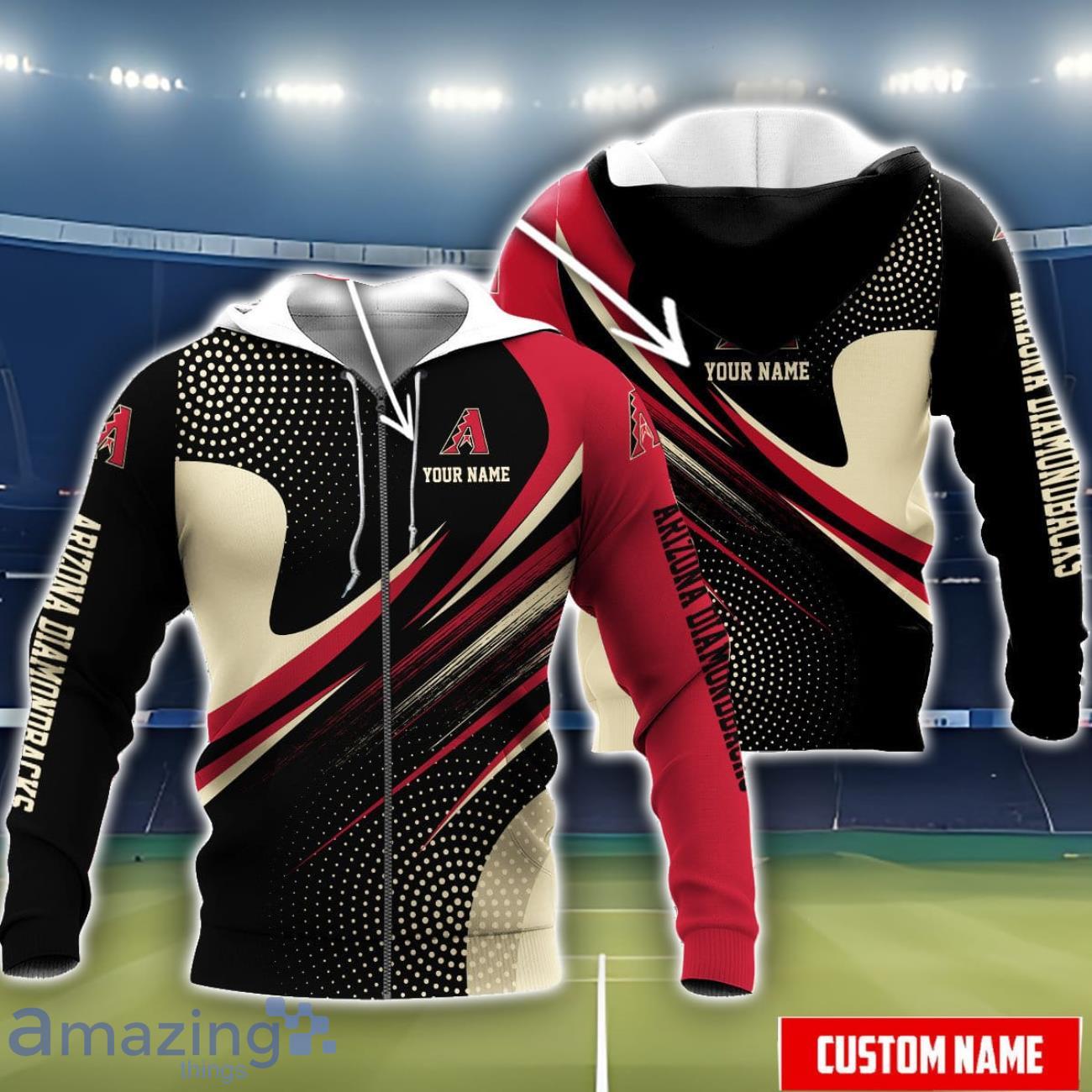 Arizona Diamondbacks 3D Hoodie All Over Printed Personalized Name Unisex Men Women Hoodie Sport Fans image Arizona Diamondbacks 3D Hoodie All Over Printed Personalized Name Unisex Men Women Hoodie Sport Fans Product Photo 1