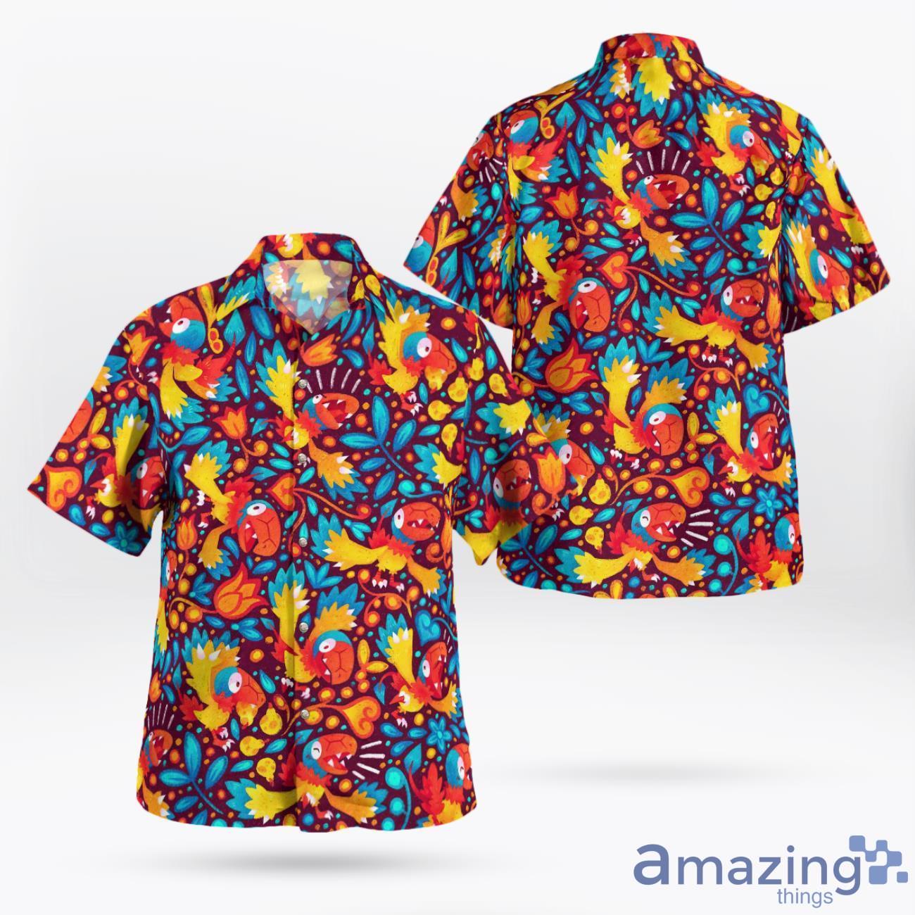 Arken Pokemon Hawaiian Shirt 3D All Over Printed Hawaii Shirt Summer Gift image Arken Pokemon Hawaiian Shirt 3D All Over Printed Hawaii Shirt Summer Gift Product Photo 1