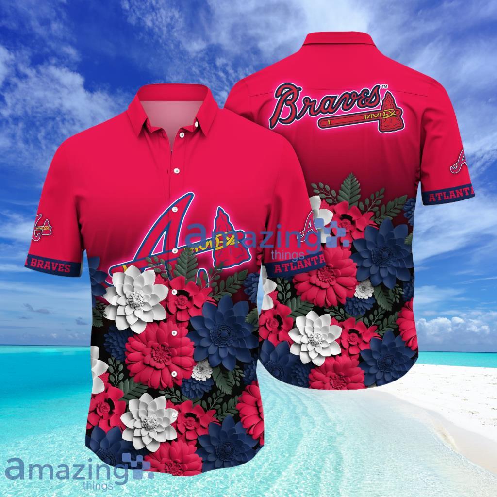 Atlanta Braves MLB Flower Hawaii Shirt Multicolored Floral Patterns Style Hot Trending Summer Gifts For Picnics image Atlanta Braves MLB Flower Hawaii Shirt Multicolored Floral Patterns Style Hot Trending Summer Gifts For Picnics Product Photo 1