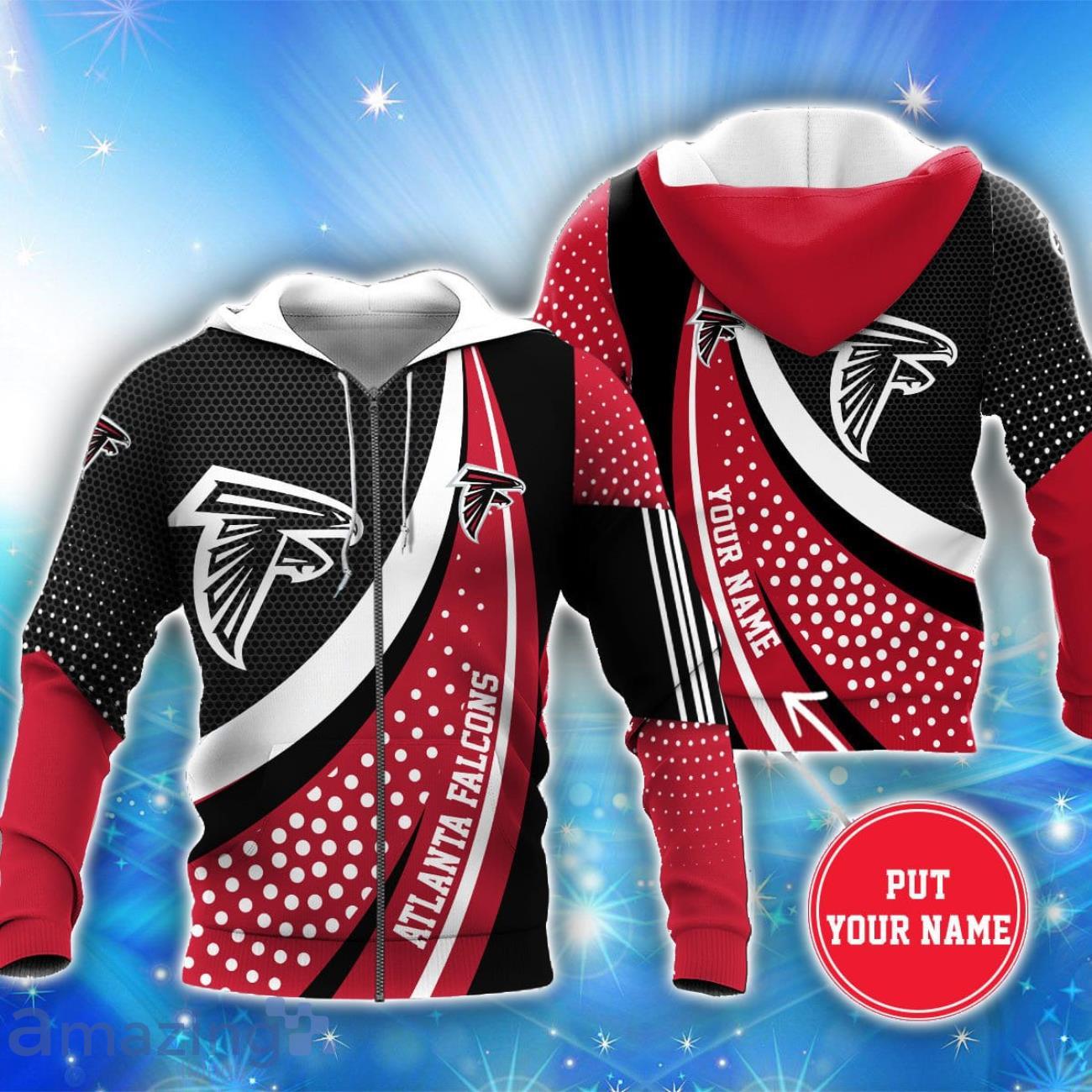 Atlanta Falcons 3D Hoodie All Over Printed Personalized Name Unisex Men Women Hoodie Sport Fans image Atlanta Falcons 3D Hoodie All Over Printed Personalized Name Unisex Men Women Hoodie Sport Fans Product Photo 1