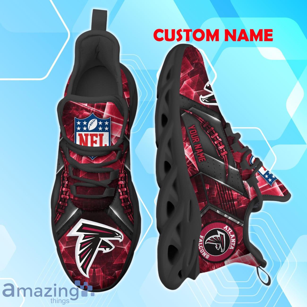 Atlanta Falcons Max Soul Shoes Personalized Name A Great Gift For Fans image Atlanta Falcons Max Soul Shoes Personalized Name A Great Gift For Fans Product Photo 2