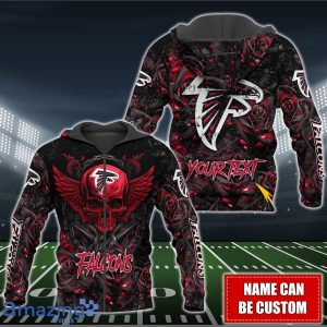Atlanta Falcons NFL 3D Shirt Hoodie Custom Name For Fans Product Photo 4