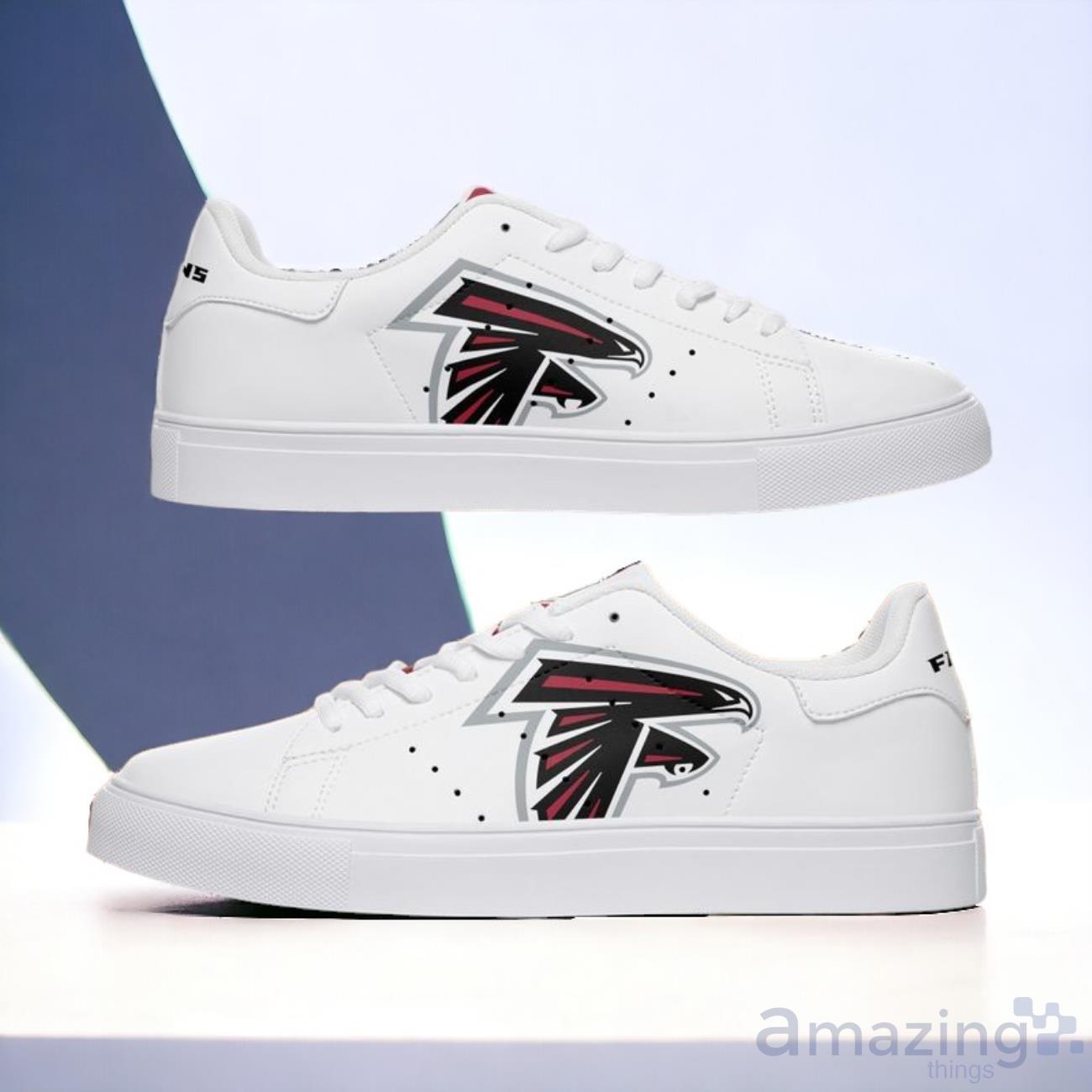 Atlanta Falcons One Line Pattern Men's And Women's Skate Shoes image Atlanta Falcons One Line Pattern Men's And Women's Skate Shoes