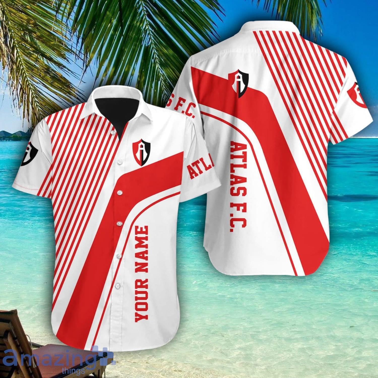Atlas FC Personalized Name Hawaiian Shirt Summer Team Shirt image Atlas FC Personalized Name Hawaiian Shirt Summer Team Shirt Product Photo 1