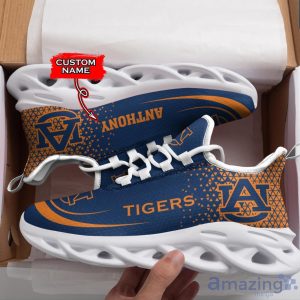Auburn Tigers NCAA Max Soul Shoes Ideas Gift For Sport Fans Custom Name Product Photo 1